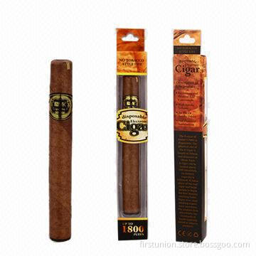 1,800 Puffs One Use Dark Brown Electronic Cigarette with 1,300mAh Battery Capacity